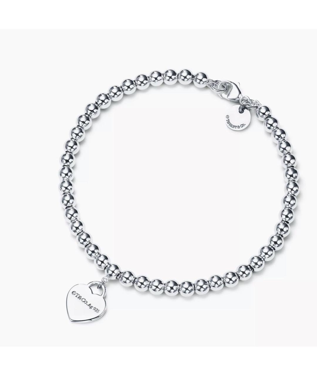 TIFFANY&CO Серебрянный серебряный браслет, фото 2