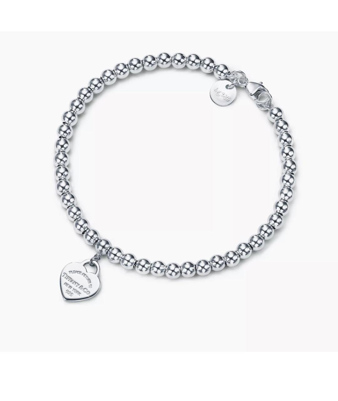 TIFFANY&CO Серебрянный серебряный браслет, фото 4