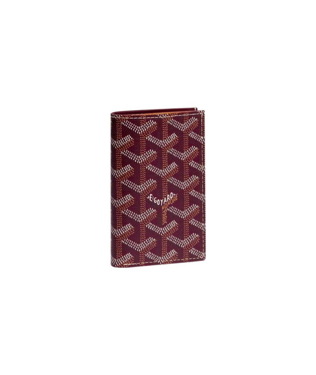 GOYARD Бордовый кардхолдер, фото 4