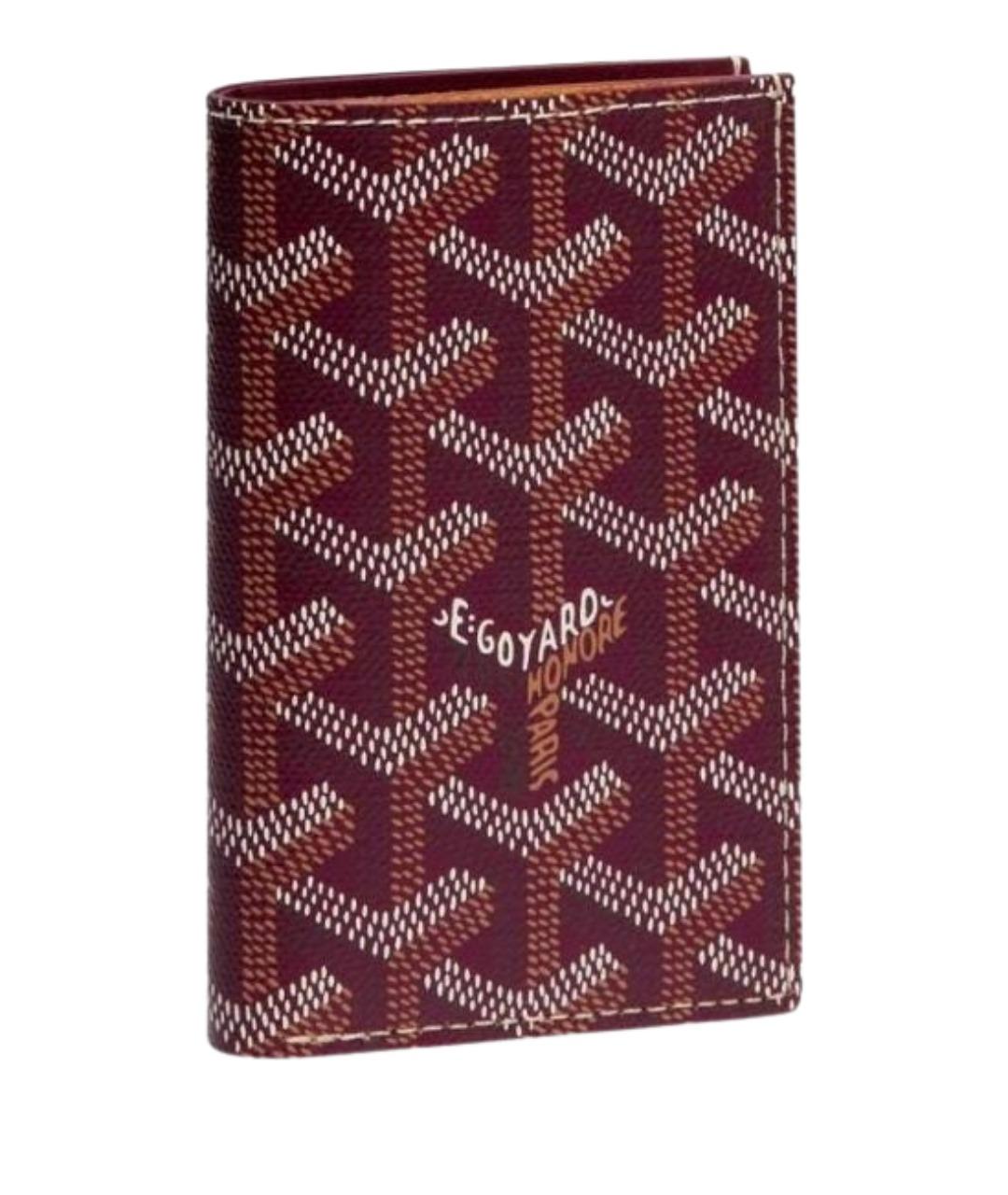 GOYARD Бордовый кардхолдер, фото 1