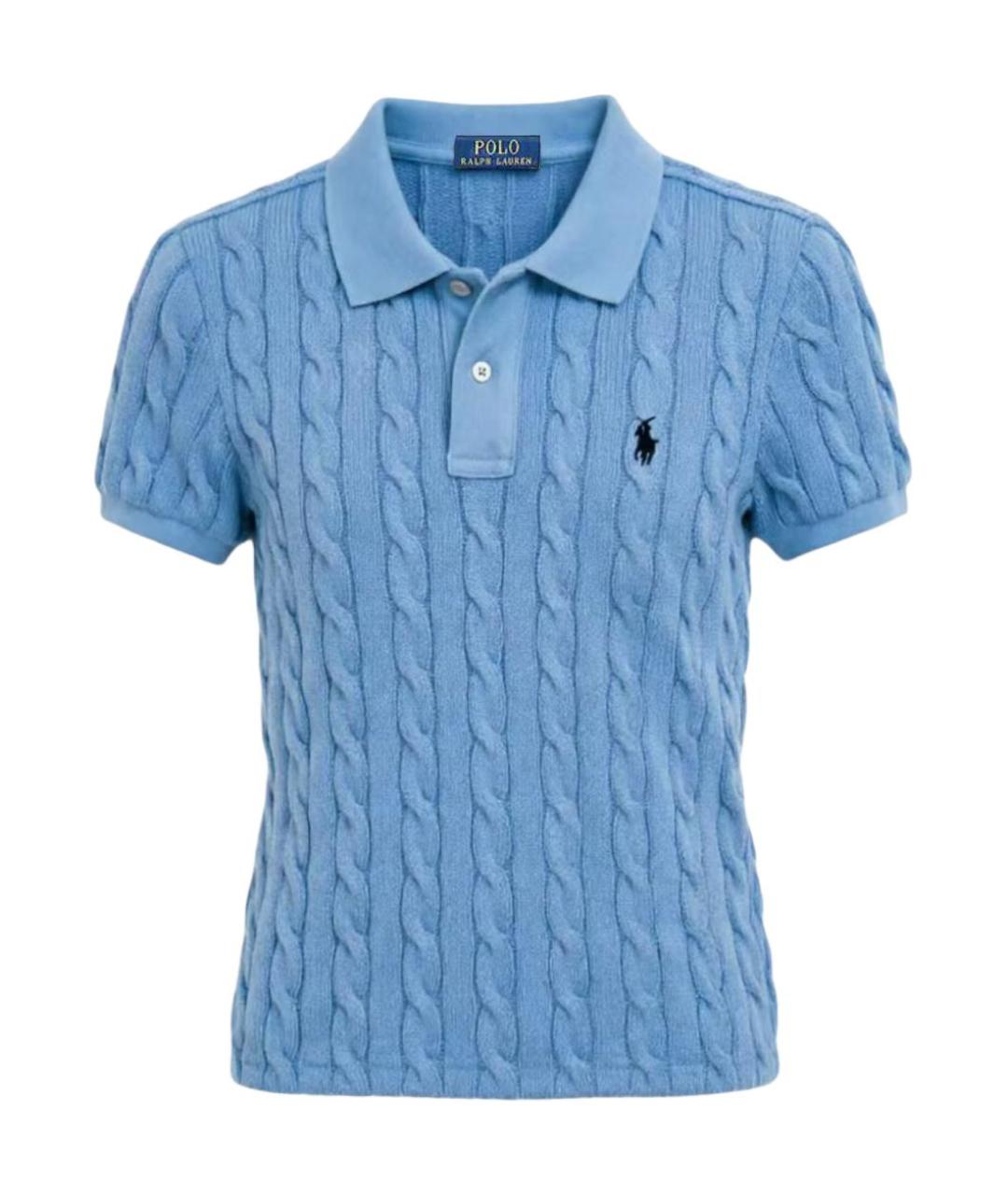 POLO RALPH LAUREN Синий хлопковый джемпер / свитер, фото 1