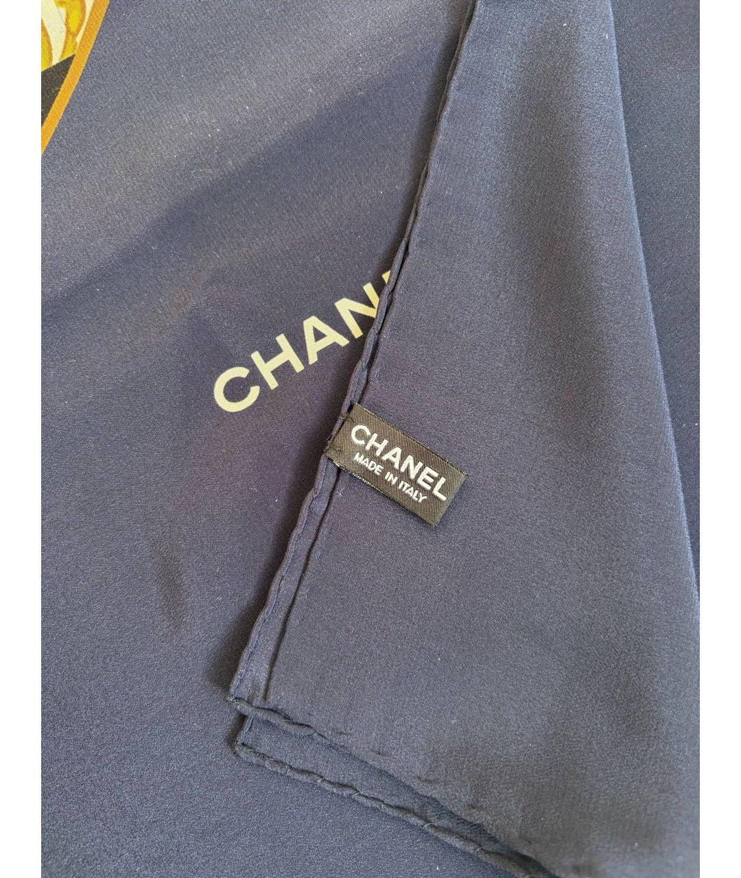 CHANEL Мульти шелковый платок, фото 3