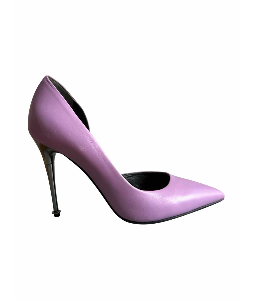 TOM FORD Фиолетовые кожаные туфли, фото 1
