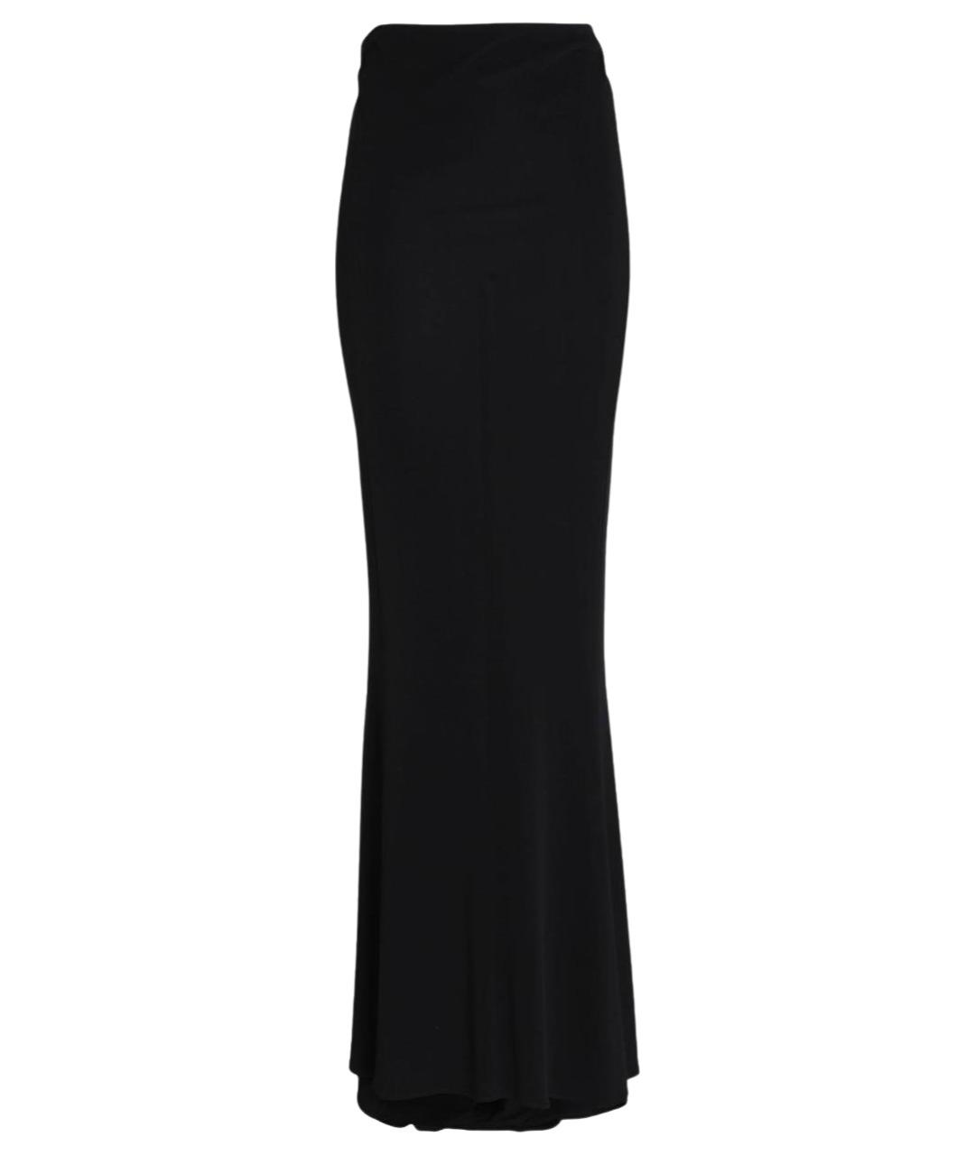 SAINT LAURENT Черная вискозная юбка макси, фото 1