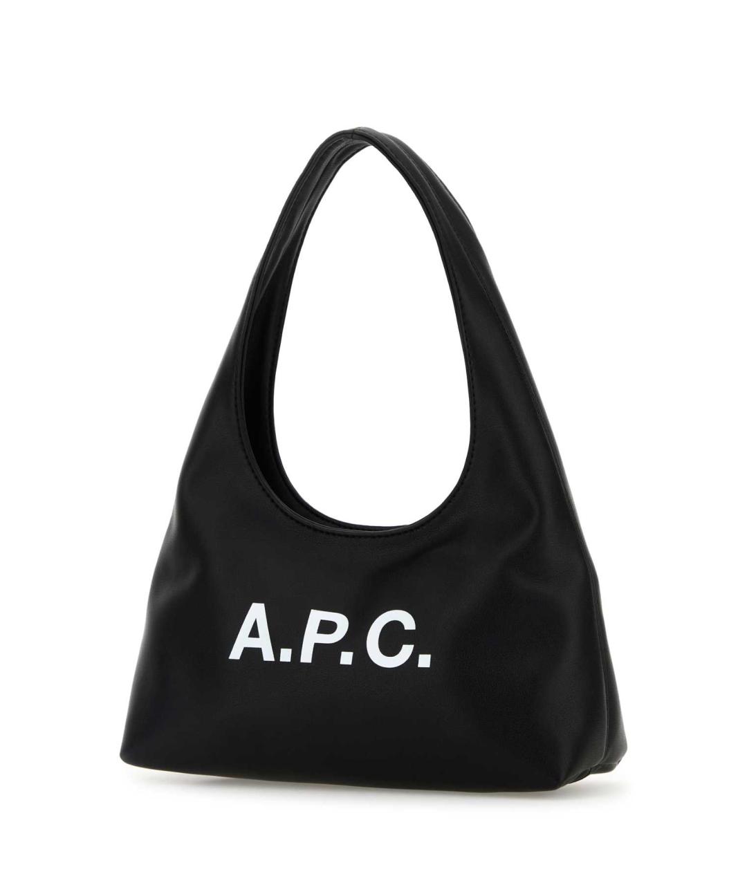 A.P.C. Черная сумка через плечо из искусственной кожи, фото 2