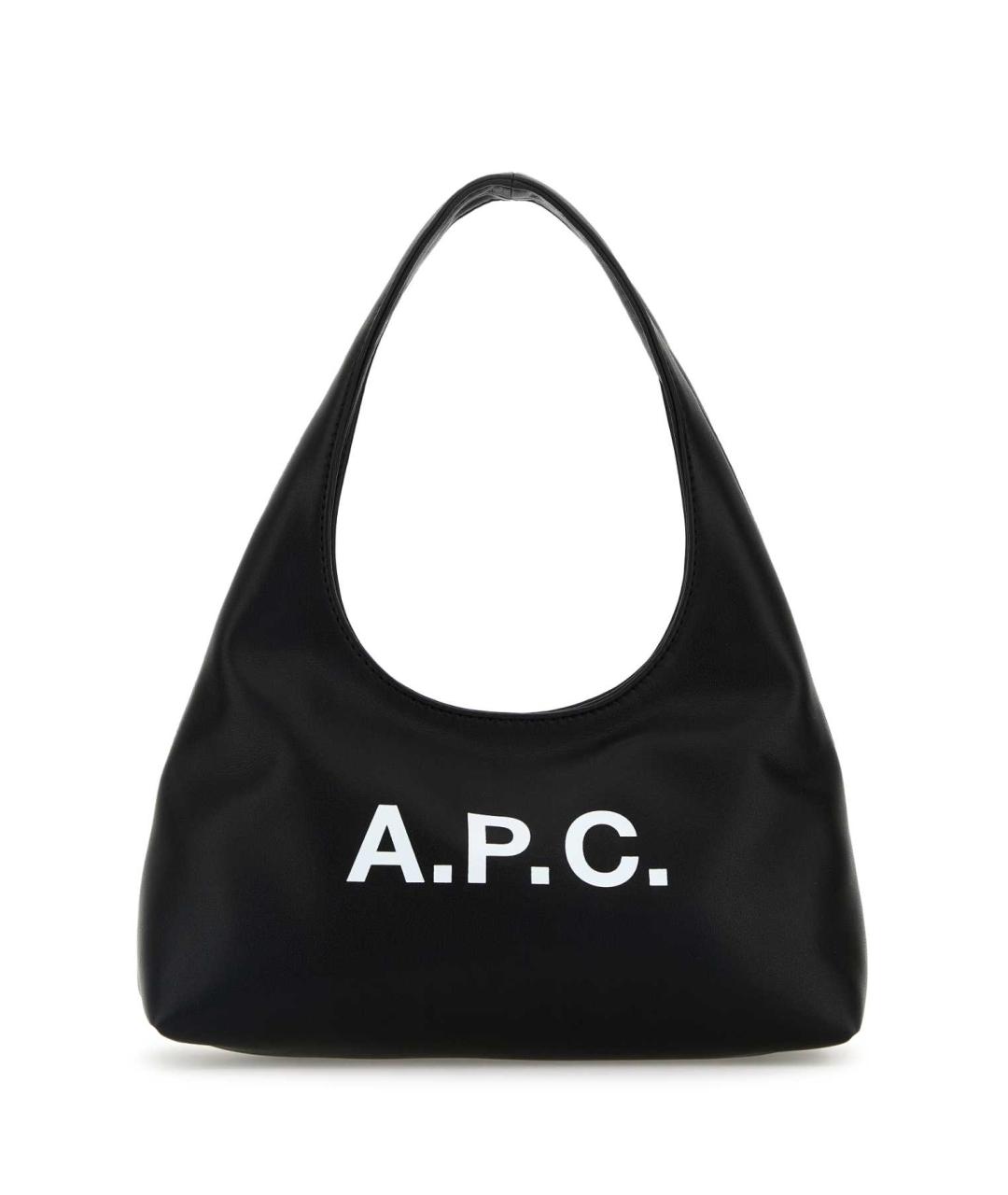 A.P.C. Черная сумка через плечо из искусственной кожи, фото 1