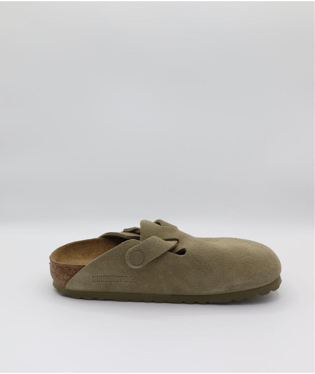 BIRKENSTOCK Зеленые замшевые сандалии, фото 3