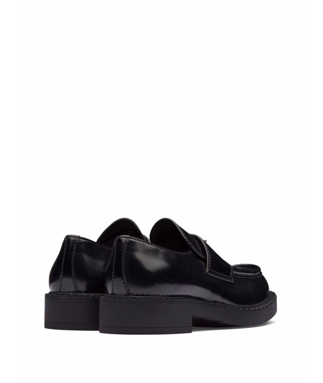 PRADA Черные кожаные лоферы, фото 2