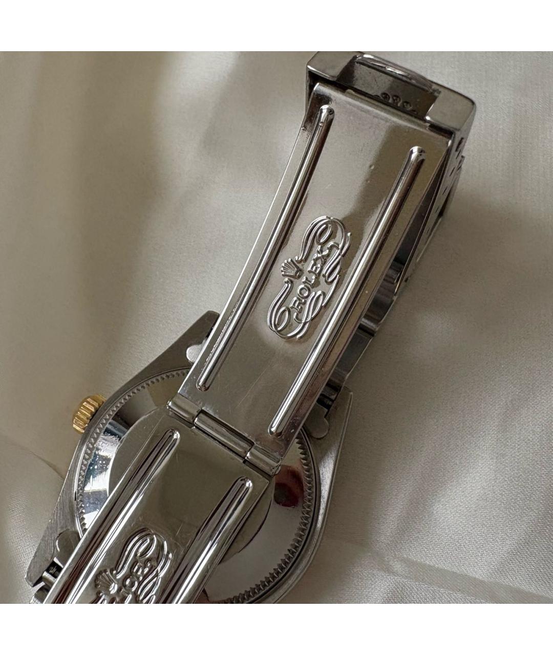 ROLEX Антрацитовые часы из желтого золота, фото 4