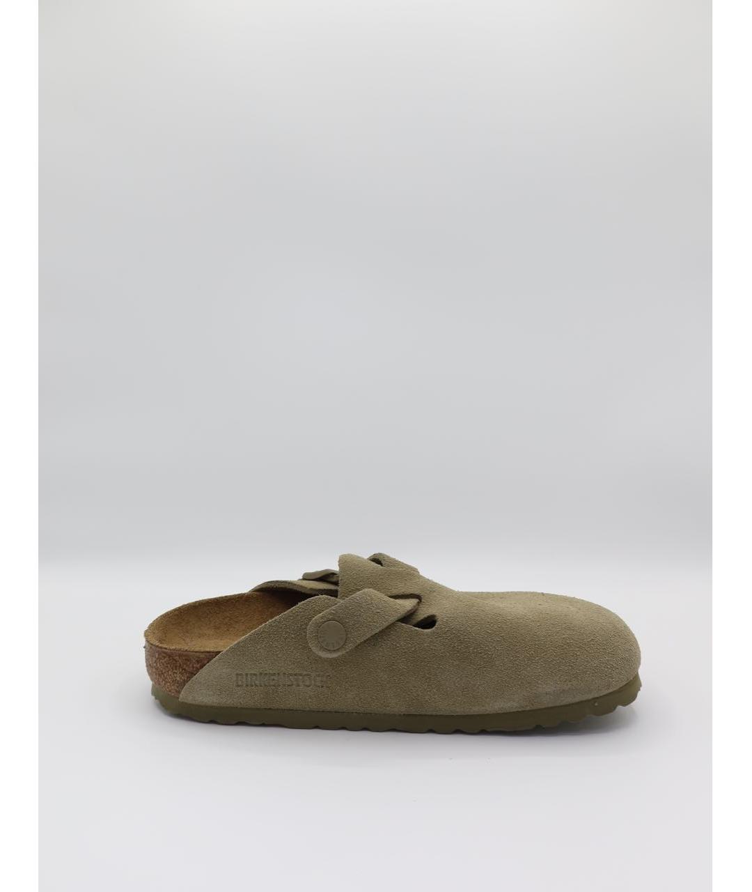 BIRKENSTOCK Зеленые замшевые сандалии, фото 3