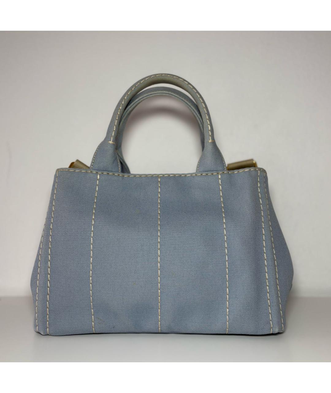PRADA Голубая сумка тоут, фото 3