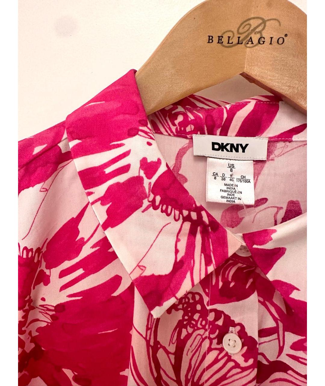 DKNY Мульти хлопковое повседневное платье, фото 7