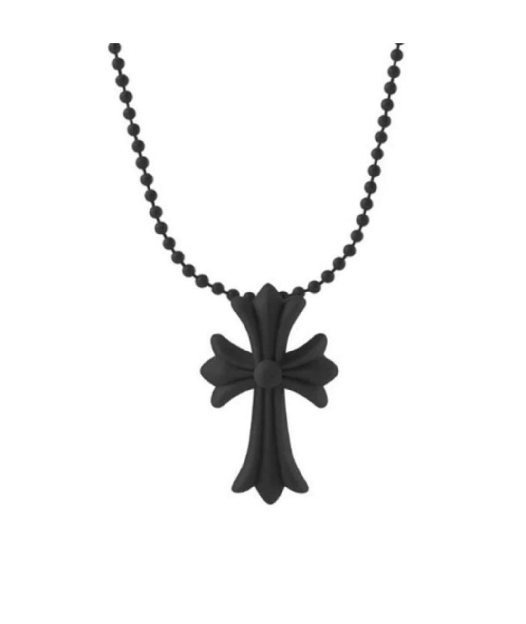 CHROME HEARTS Черная цепочка/подвеска, фото 3