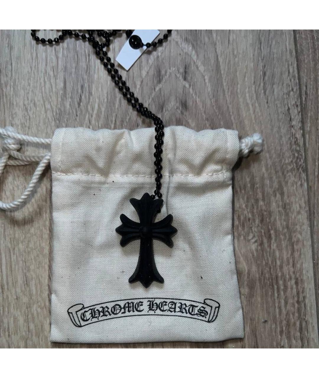 CHROME HEARTS Черная цепочка/подвеска, фото 2