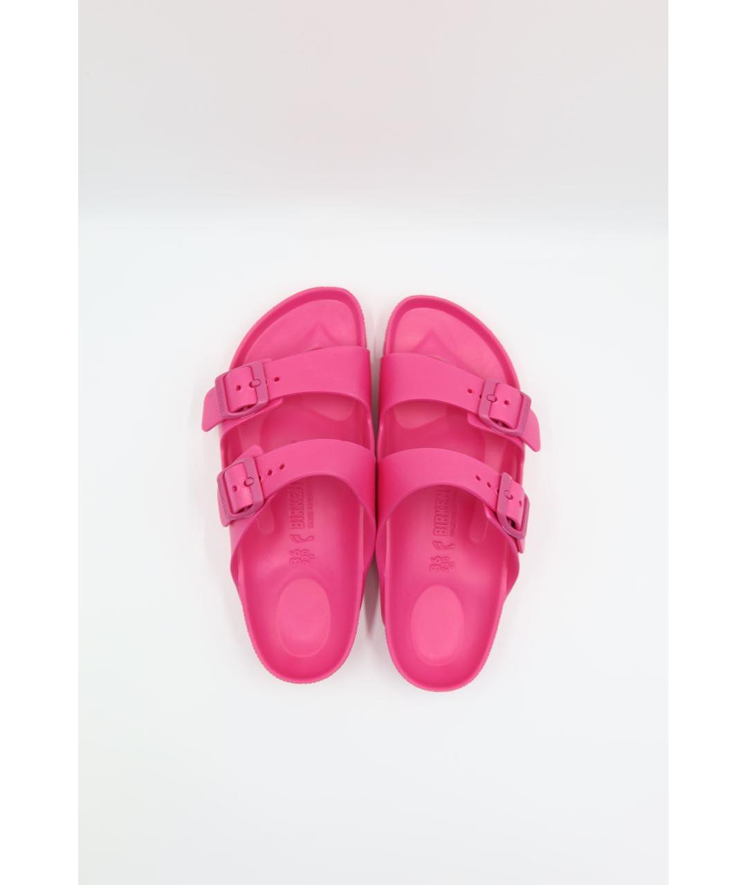 BIRKENSTOCK Фуксия резиновые сандалии, фото 5