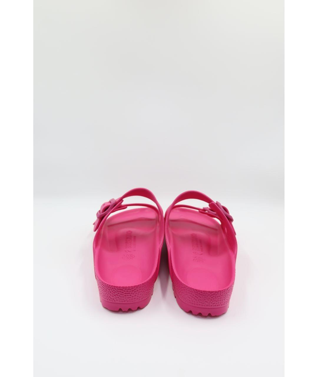 BIRKENSTOCK Фуксия резиновые сандалии, фото 4