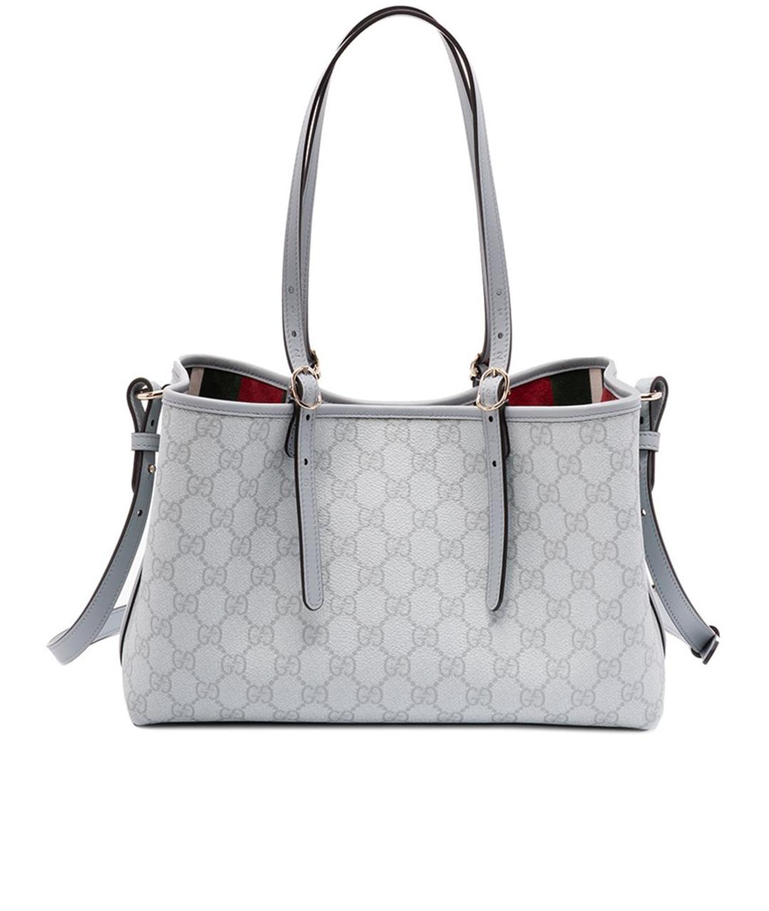 GUCCI Голубая сумка тоут, фото 6