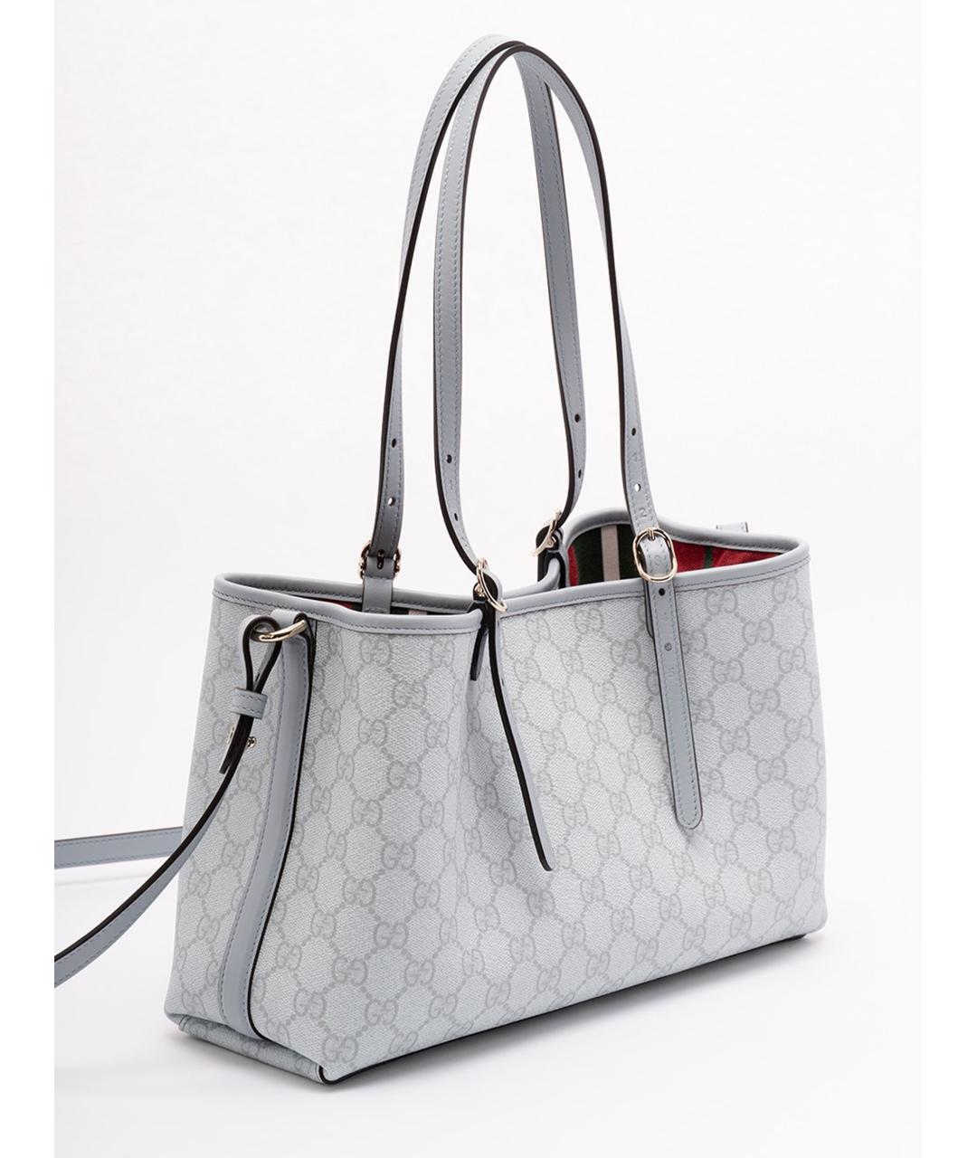 GUCCI Голубая сумка тоут, фото 5