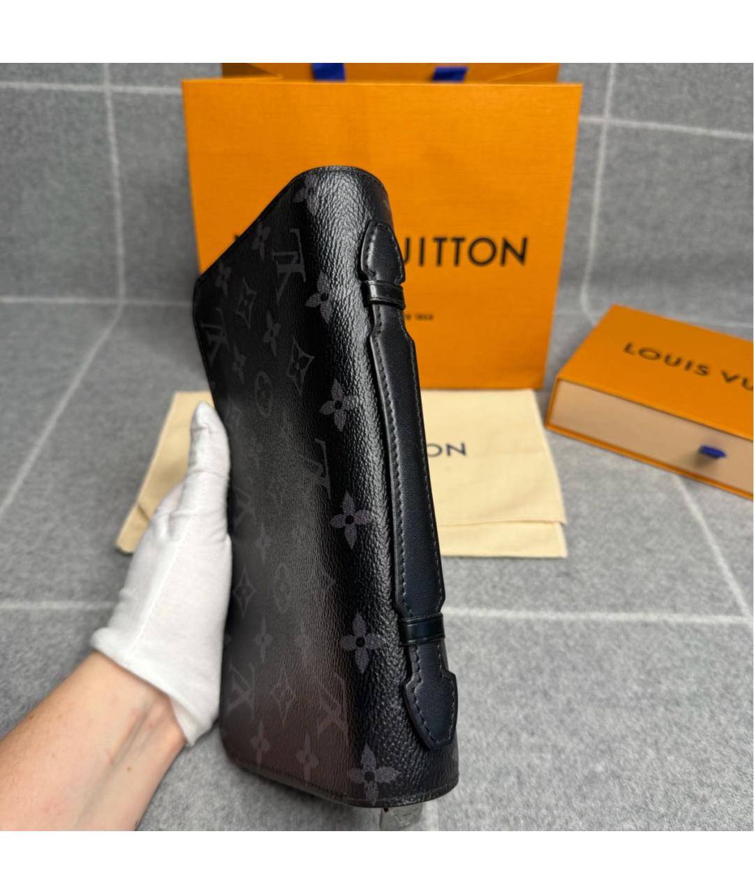 LOUIS VUITTON Черный кошелек, фото 5