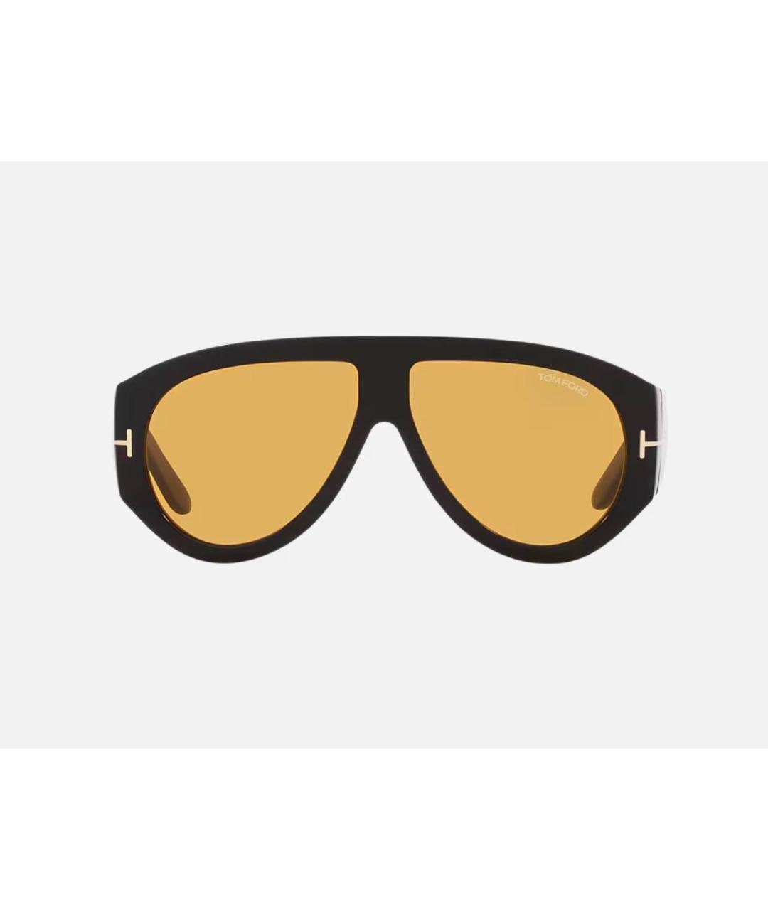 TOM FORD Желтые пластиковые солнцезащитные очки, фото 6