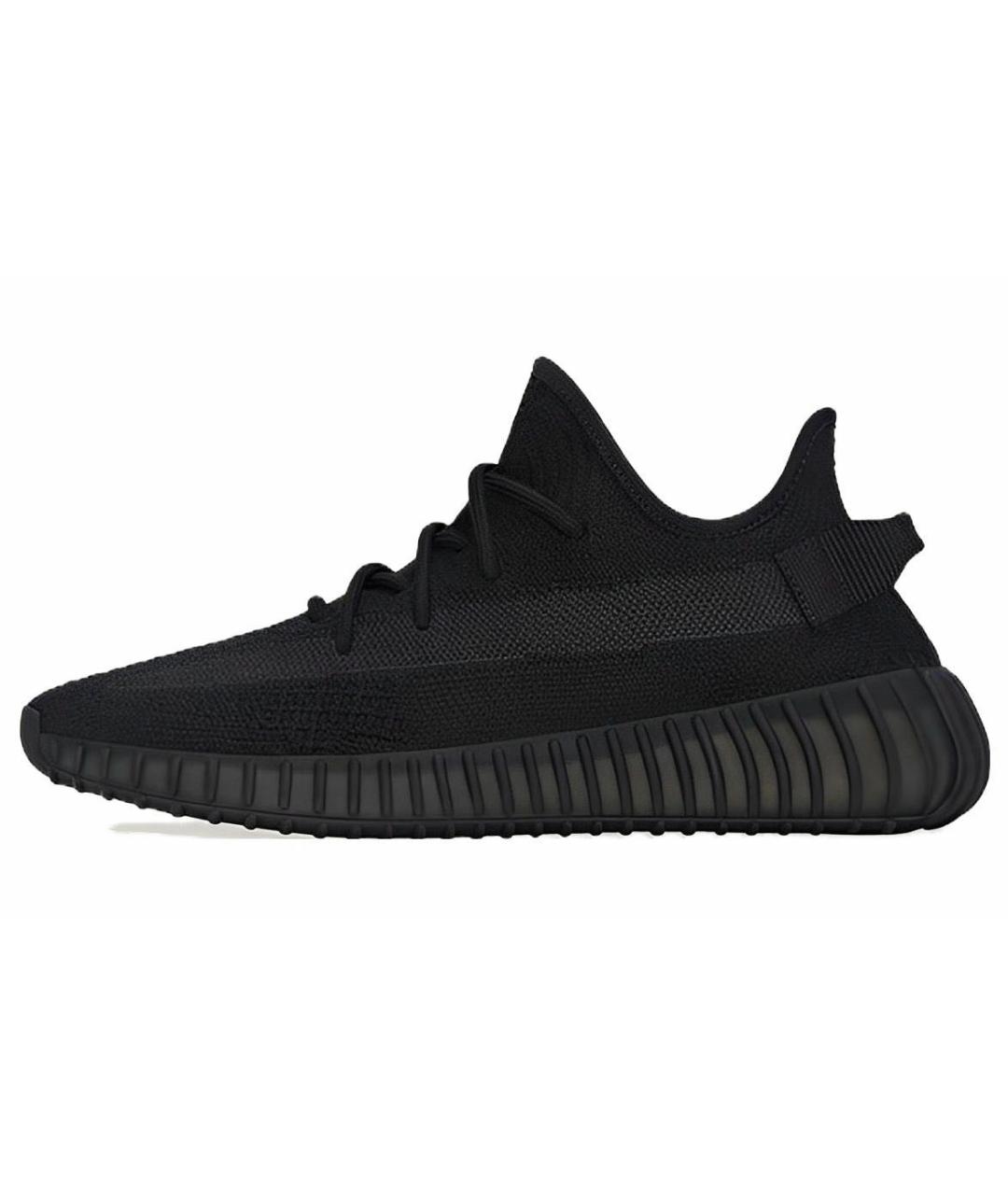 ADIDAS YEEZY Черные низкие кроссовки / кеды, фото 4