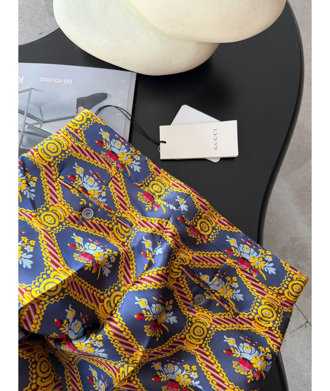 GUCCI Мульти брюки широкие, фото 6