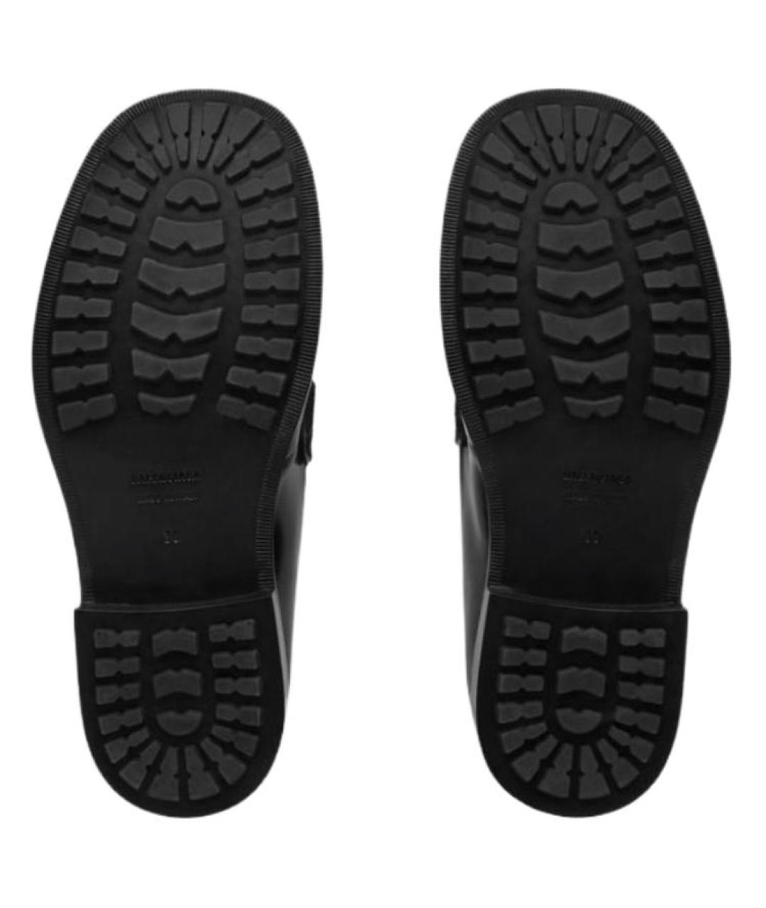BALENCIAGA Черные лоферы, фото 4