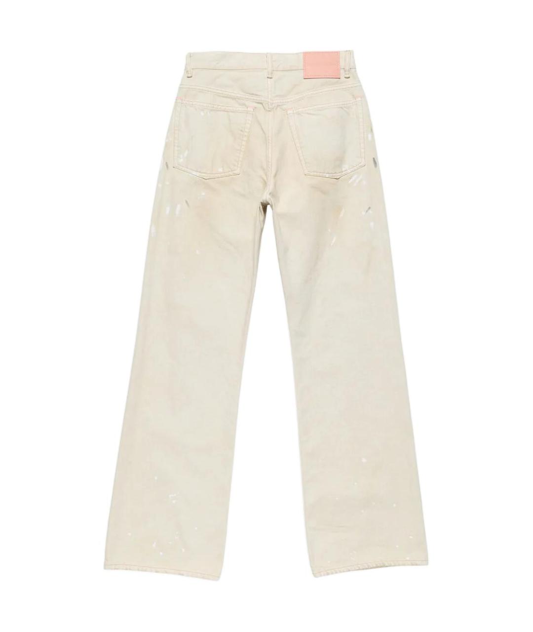 ACNE STUDIOS Белые прямые джинсы, фото 2