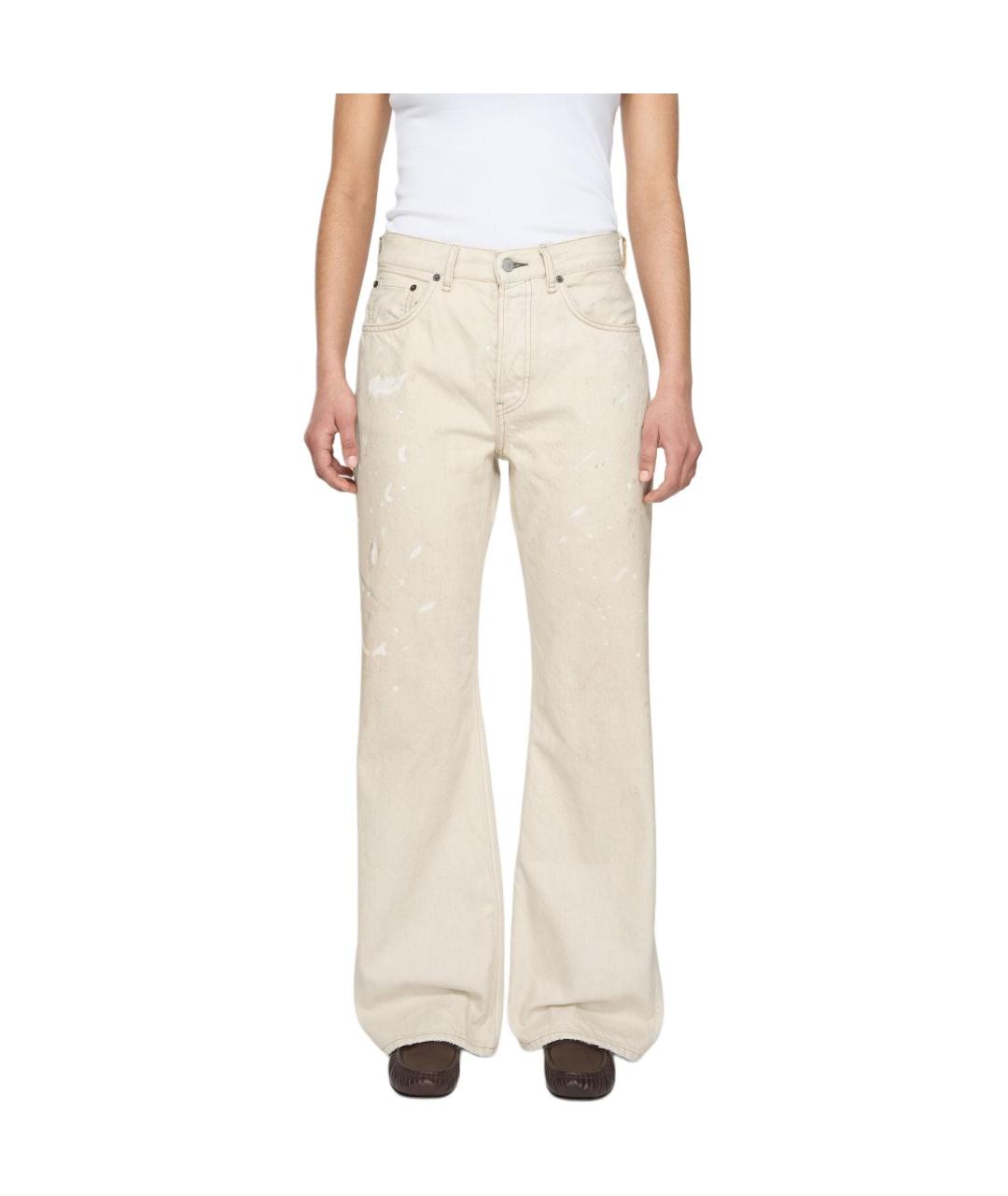 ACNE STUDIOS Белые прямые джинсы, фото 6