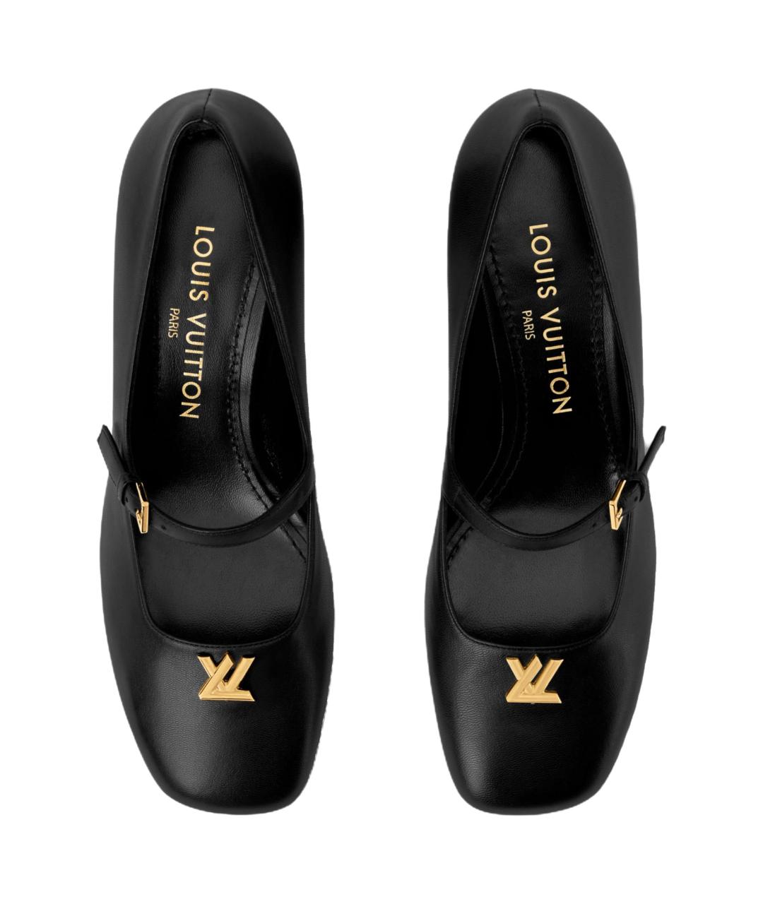LOUIS VUITTON Черные туфли, фото 4