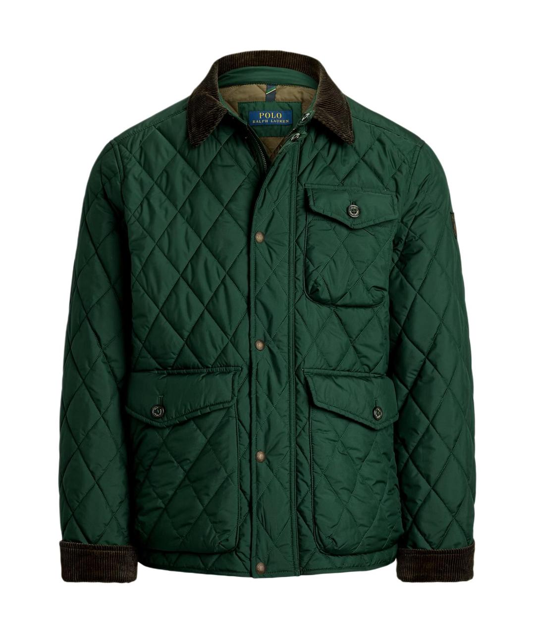 POLO RALPH LAUREN Зеленый пуховик, фото 1