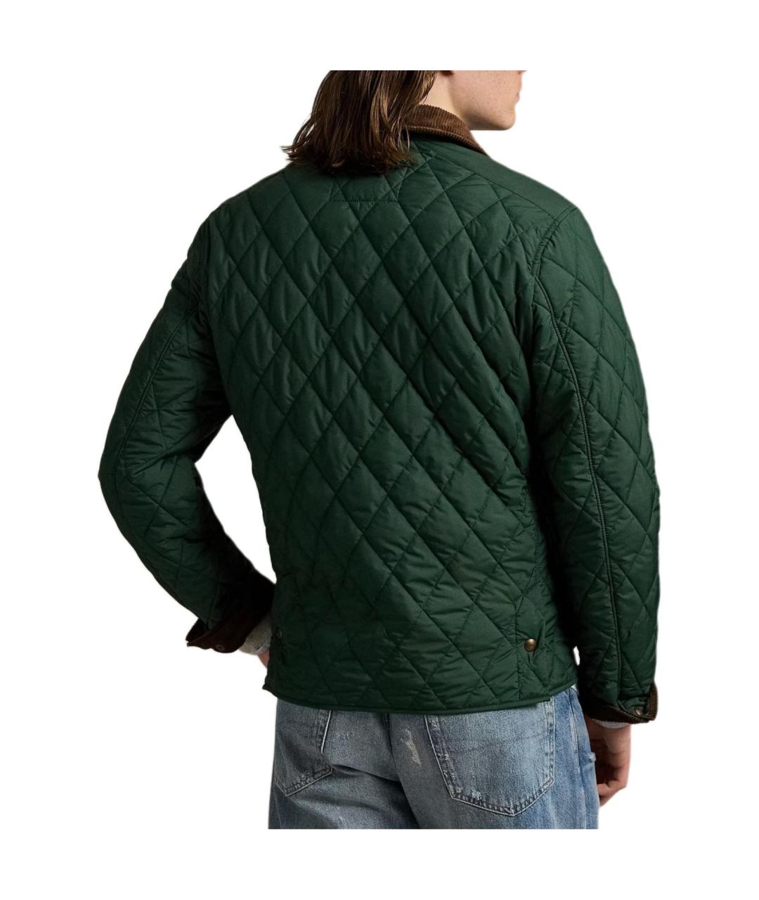POLO RALPH LAUREN Зеленый пуховик, фото 3
