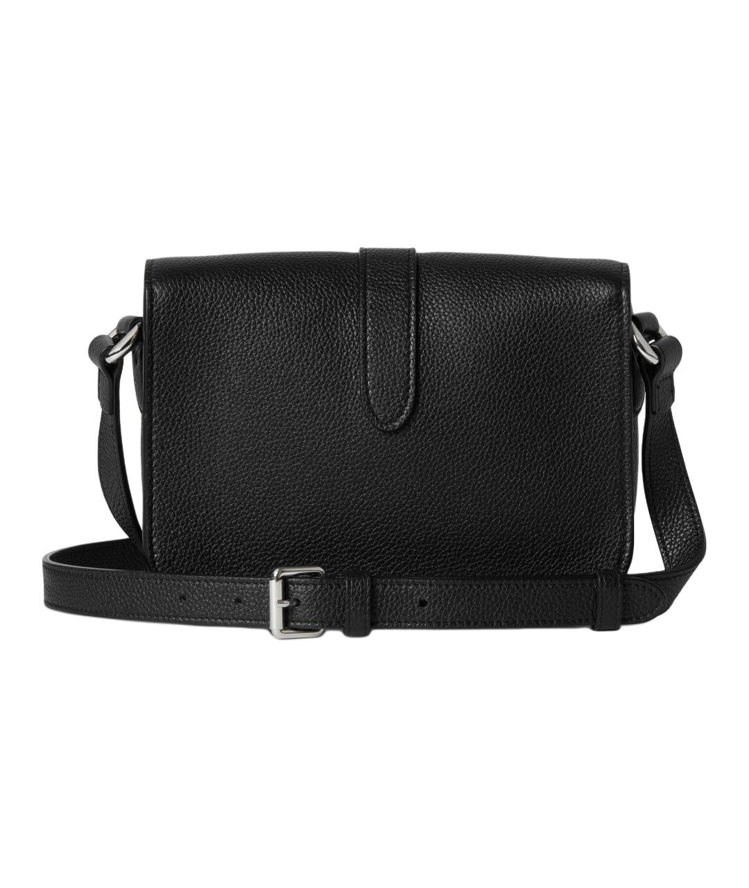GUCCI Черная кожаная сумка на плечо, фото 4