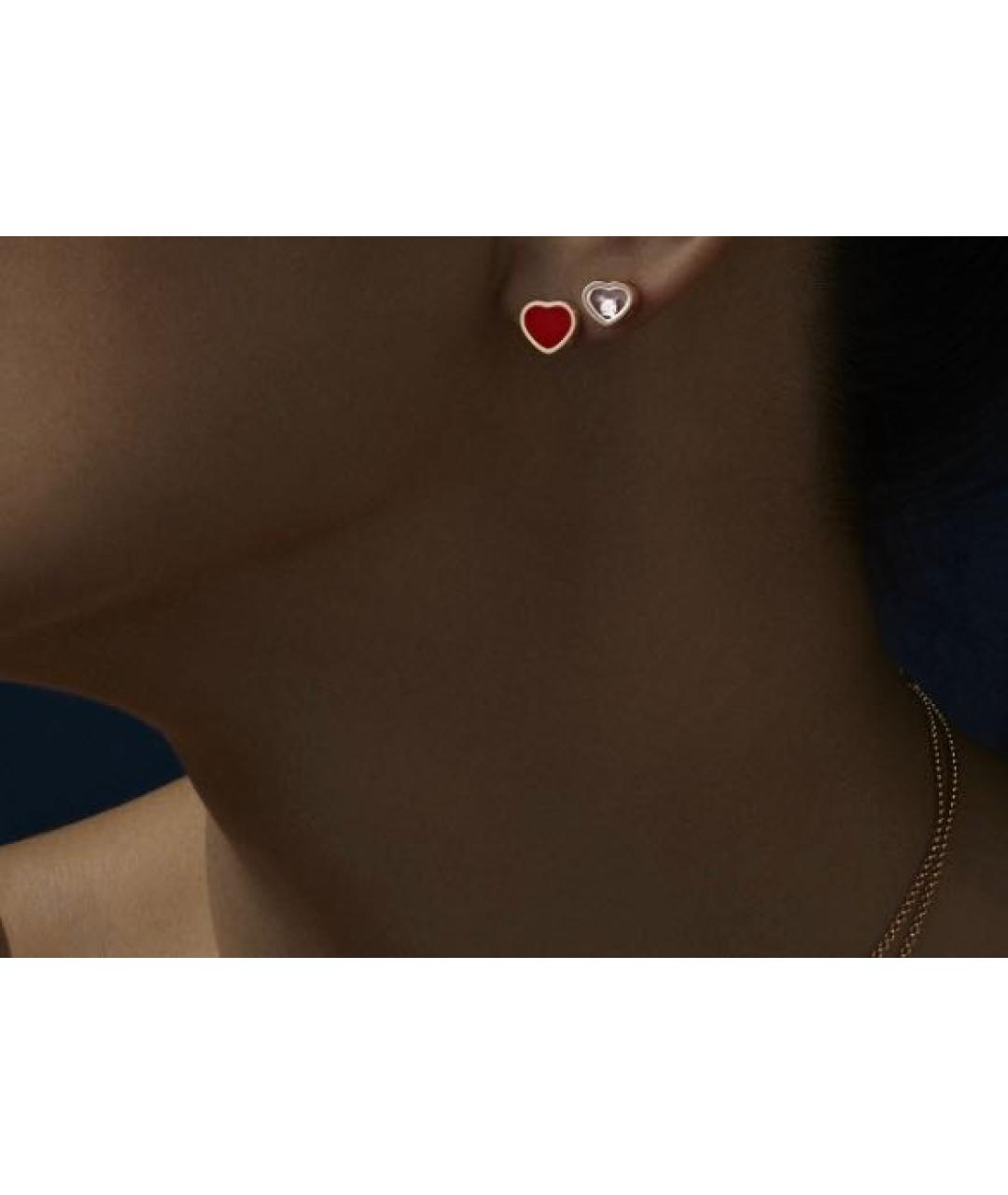 CHOPARD Розовые серьги из розового золота, фото 4