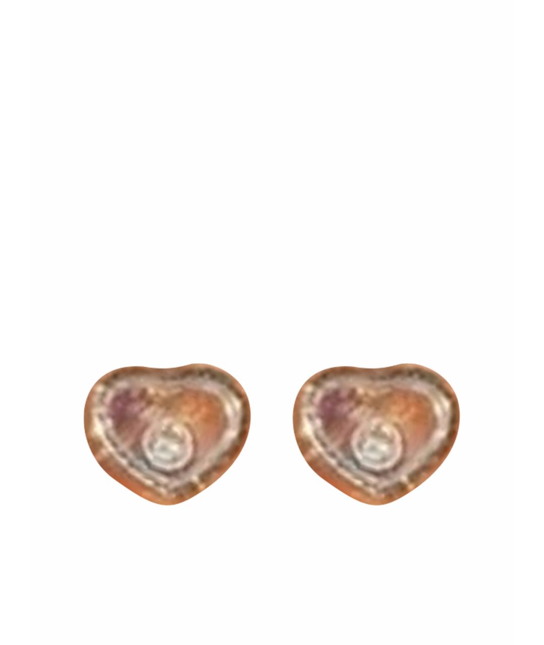 CHOPARD Розовые серьги из розового золота, фото 1