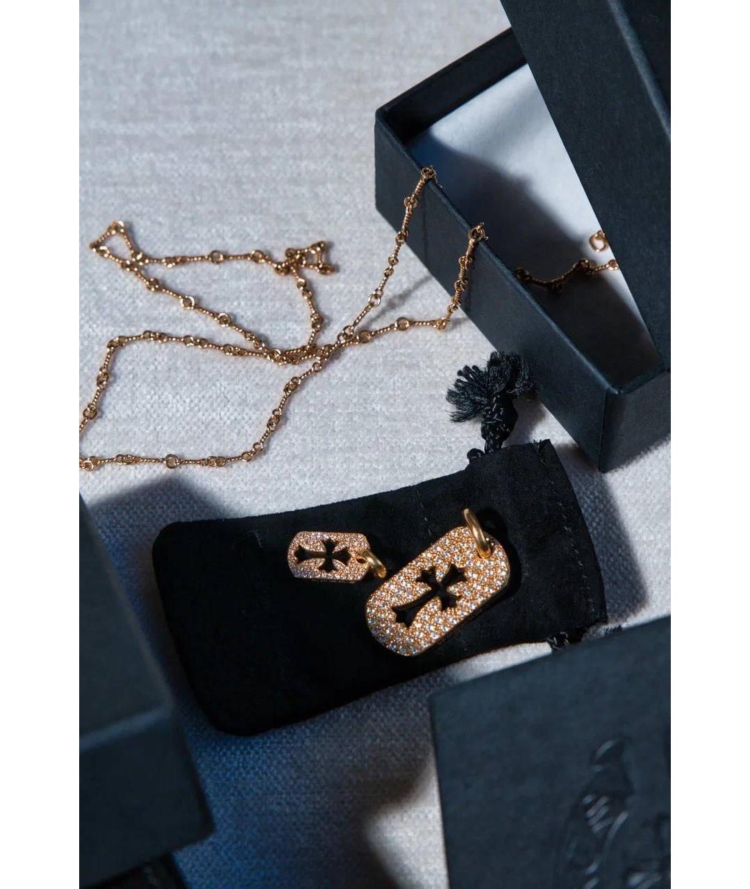 CHROME HEARTS Золотая подвеска из желтого золота, фото 4