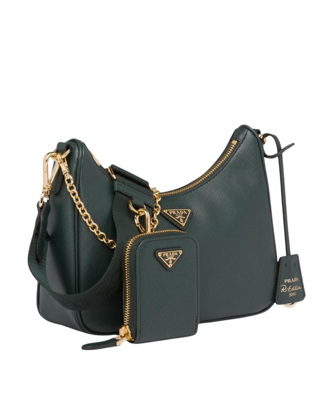PRADA Кожаная сумка через плечо, фото 2