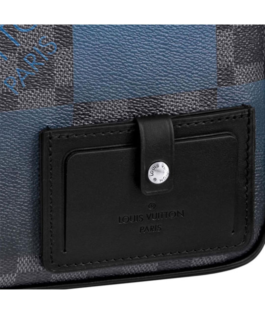 LOUIS VUITTON Синяя сумка на плечо, фото 5