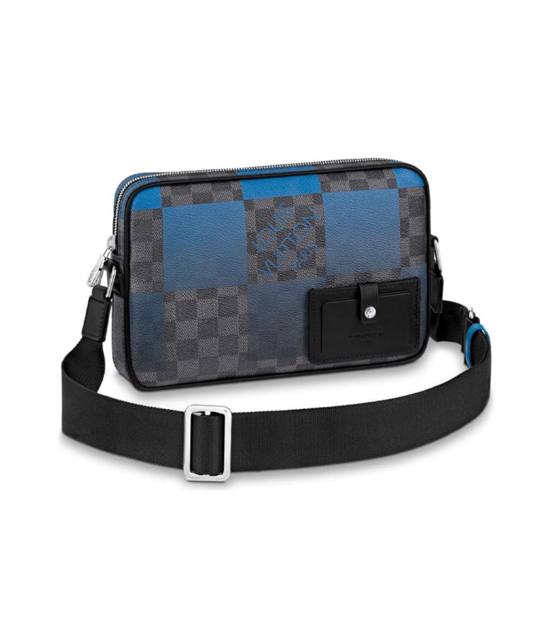 LOUIS VUITTON Синяя сумка на плечо, фото 1