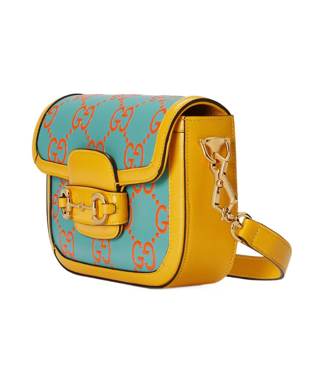 GUCCI Голубая сумка через плечо, фото 2