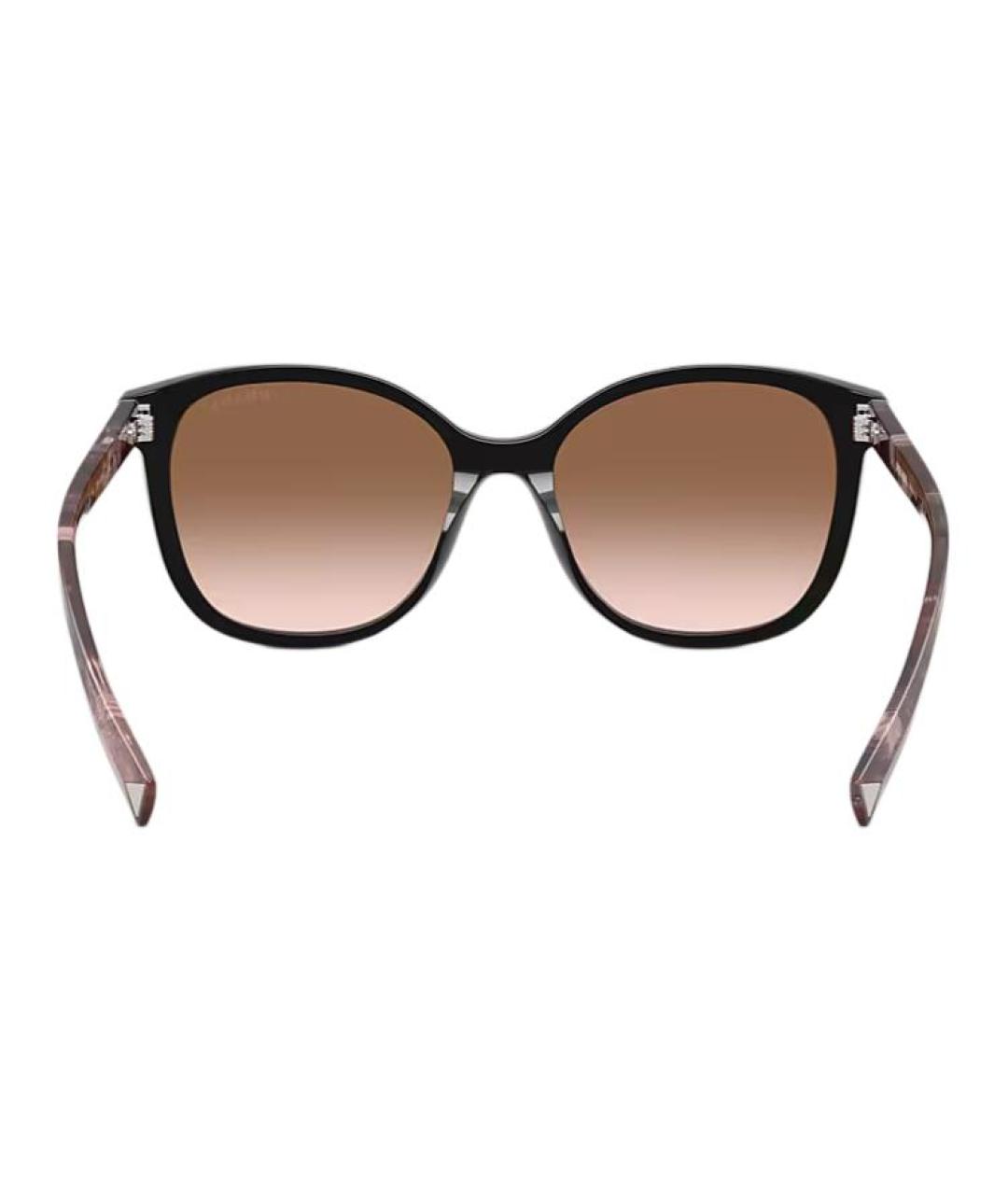 PRADA Черные пластиковые солнцезащитные очки, фото 5