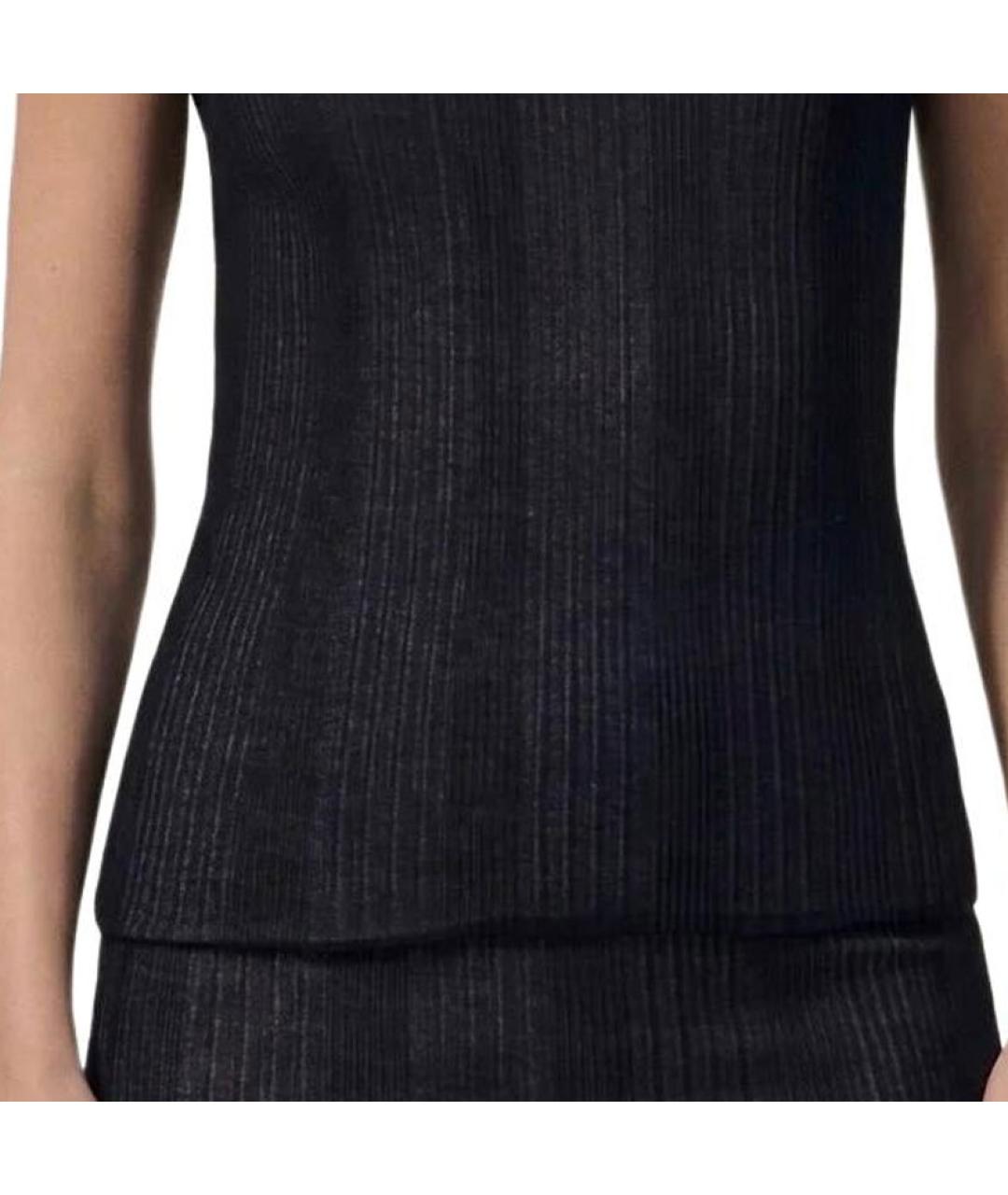 CHANEL Черная футболка, фото 2