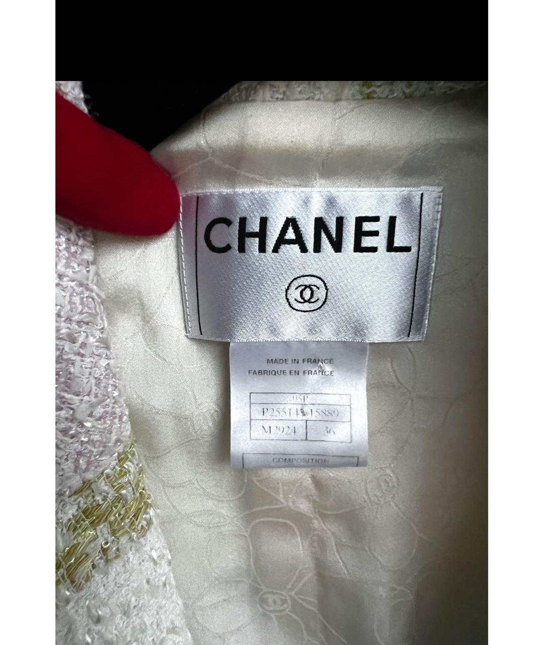 CHANEL Твидовый жакет/пиджак, фото 7