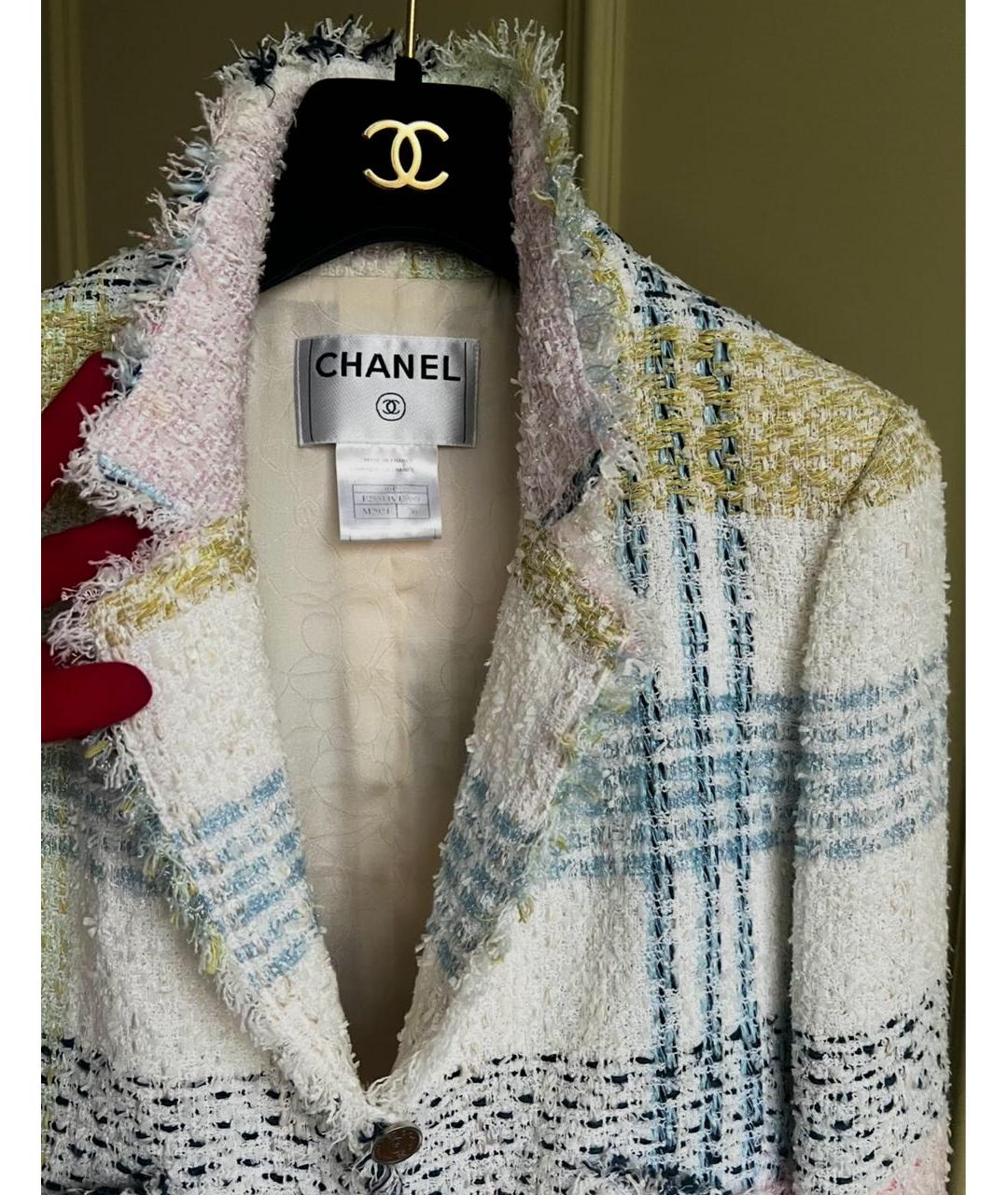 CHANEL Твидовый жакет/пиджак, фото 2