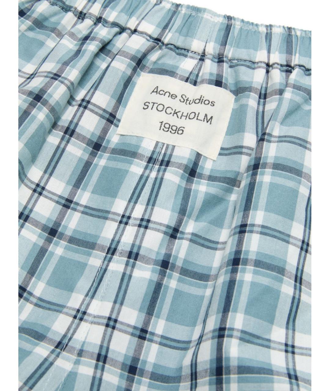 ACNE STUDIOS Голубые шорты, фото 2