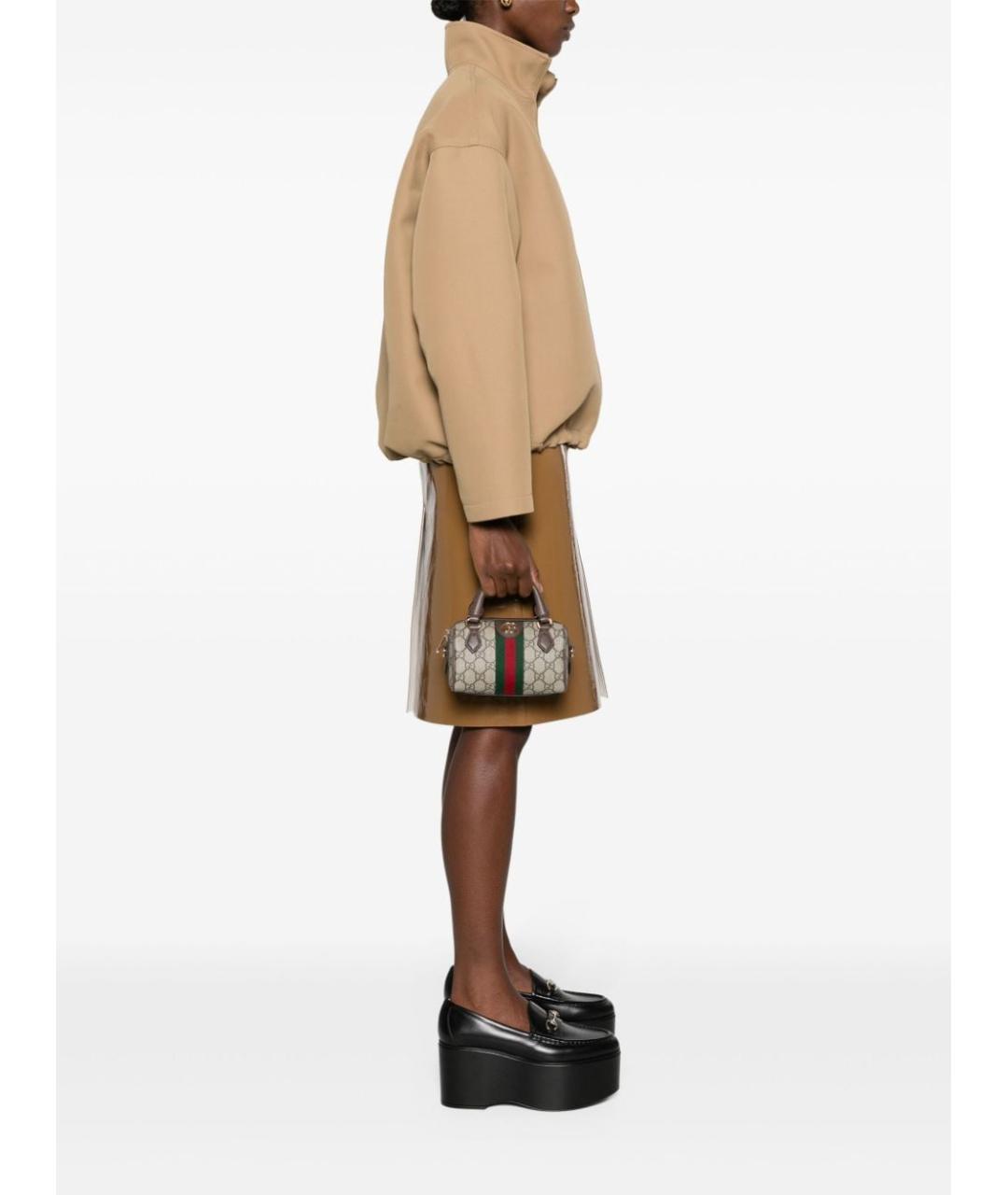 GUCCI Бежевая сумка тоут, фото 2