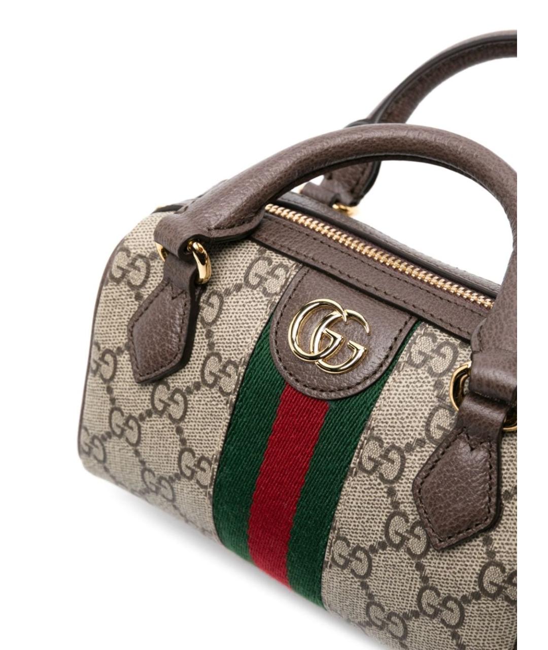 GUCCI Бежевая сумка тоут, фото 5