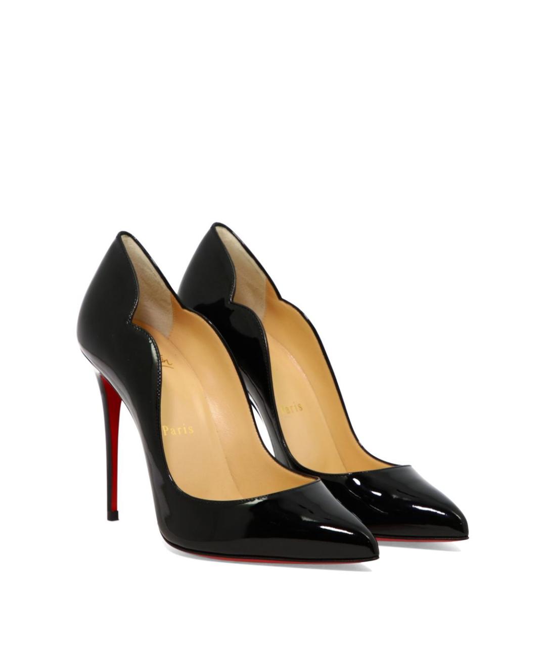 CHRISTIAN LOUBOUTIN Черные туфли из лакированной кожи, фото 4
