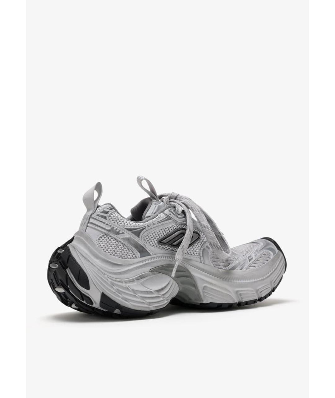 BALENCIAGA Серые текстильные кроссовки, фото 3