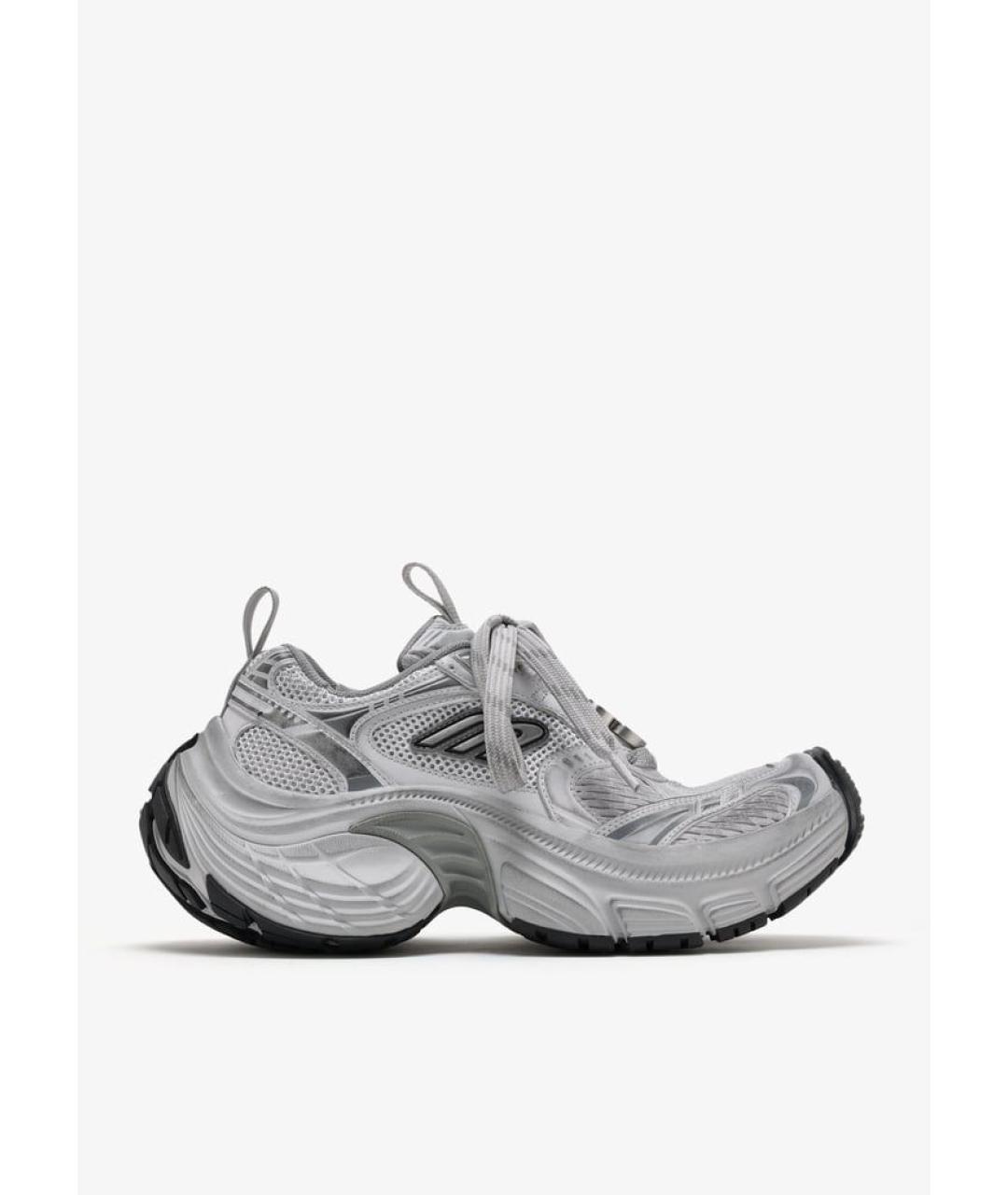 BALENCIAGA Серые текстильные кроссовки, фото 1